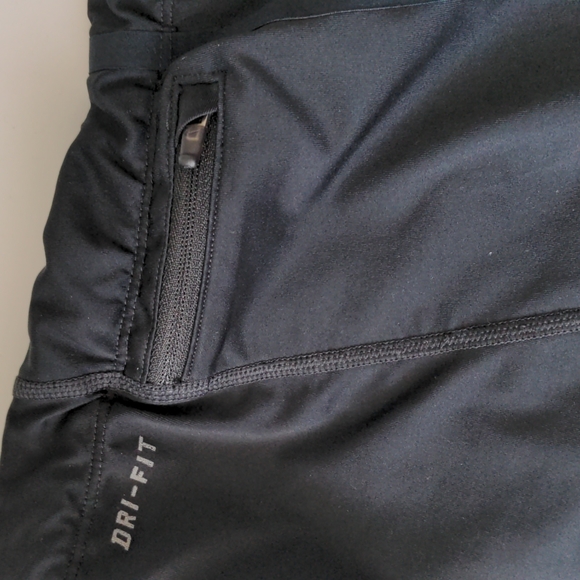 Nike women's black tight dri fit sports gym activewear legging size Medium - Picture 9 of 16